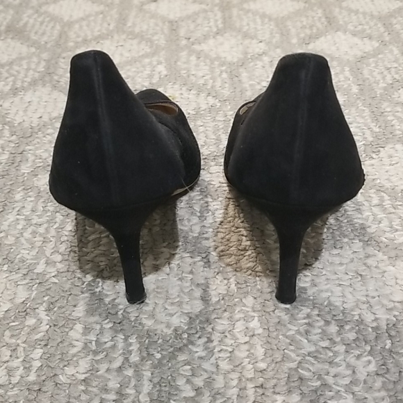 Manolo Blahnik black suede pumps sz 8.5 - Picture 8 of 8